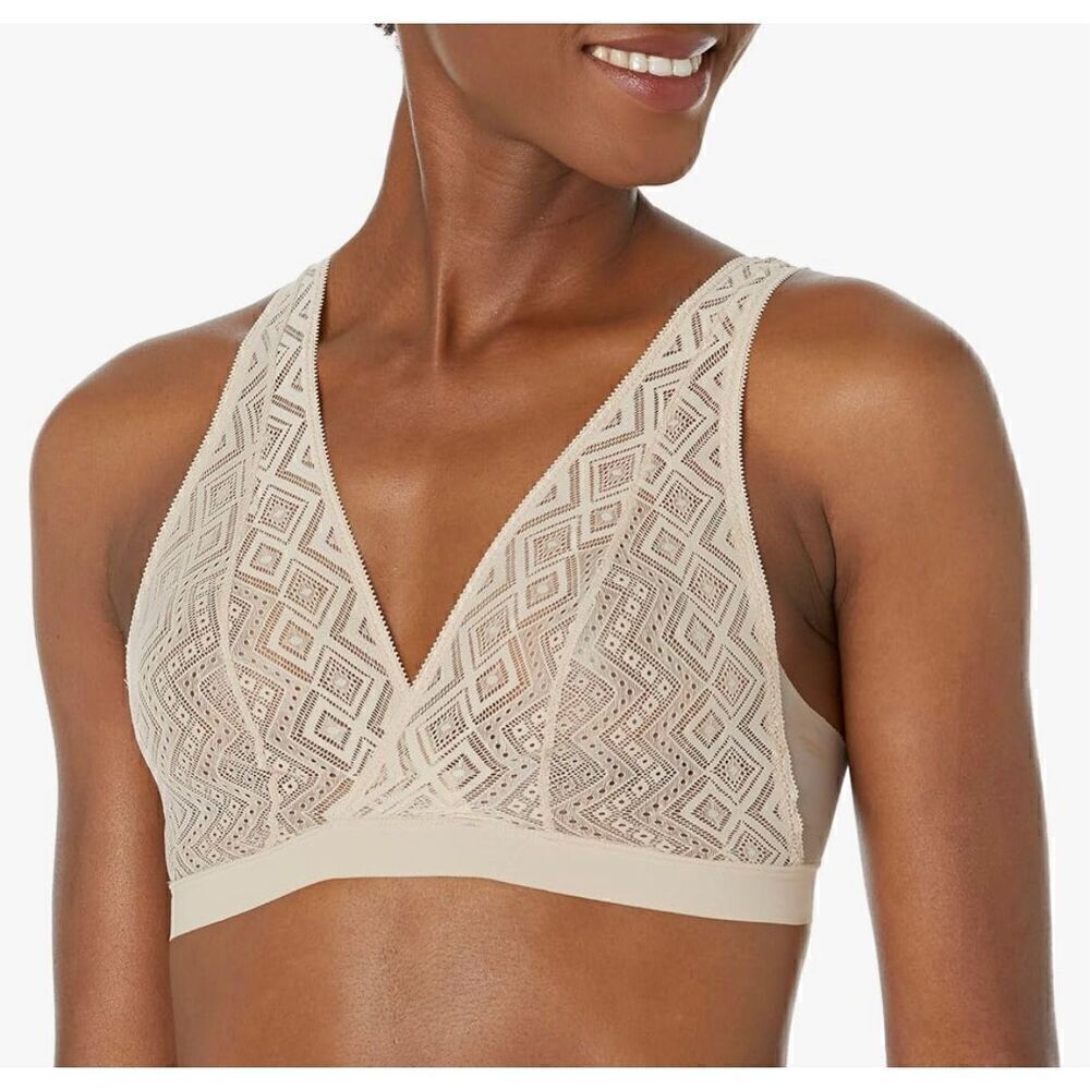 DKNY Women's Pure Lace Bralette Bra